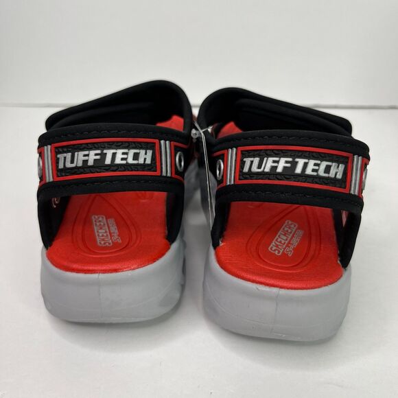 Sketchers Boys Hypno-Splash Light Up Sandals New Size 2 #554 - Picture 10 of 11